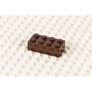 Klemm Baustein 8er weiß (#713) Chocolate (071)